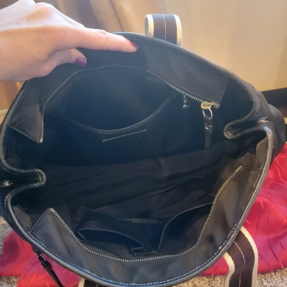 Coach Black Hampton Tote Bag purse - Picture 9 of 17